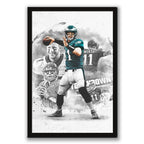 Carson Wentz Art Sports Decorative Poster School Dormitory 1 Canvas Wall Art Poster Decor Gift
