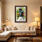 Brian Dawkins Art Poster 1 Canvas Wall Art Poster Decor Gift