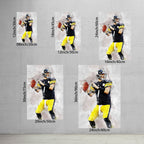 Ben Roethlisberger Celebrity Sports Art Poster School Dining Room Decoration 8 Canvas Wall Art Poster Decor Gift