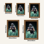 Bobby Wagner Celebrity Sports Art Poster School Dining Room Decoration 4 Canvas Wall Art Poster Decor Gift