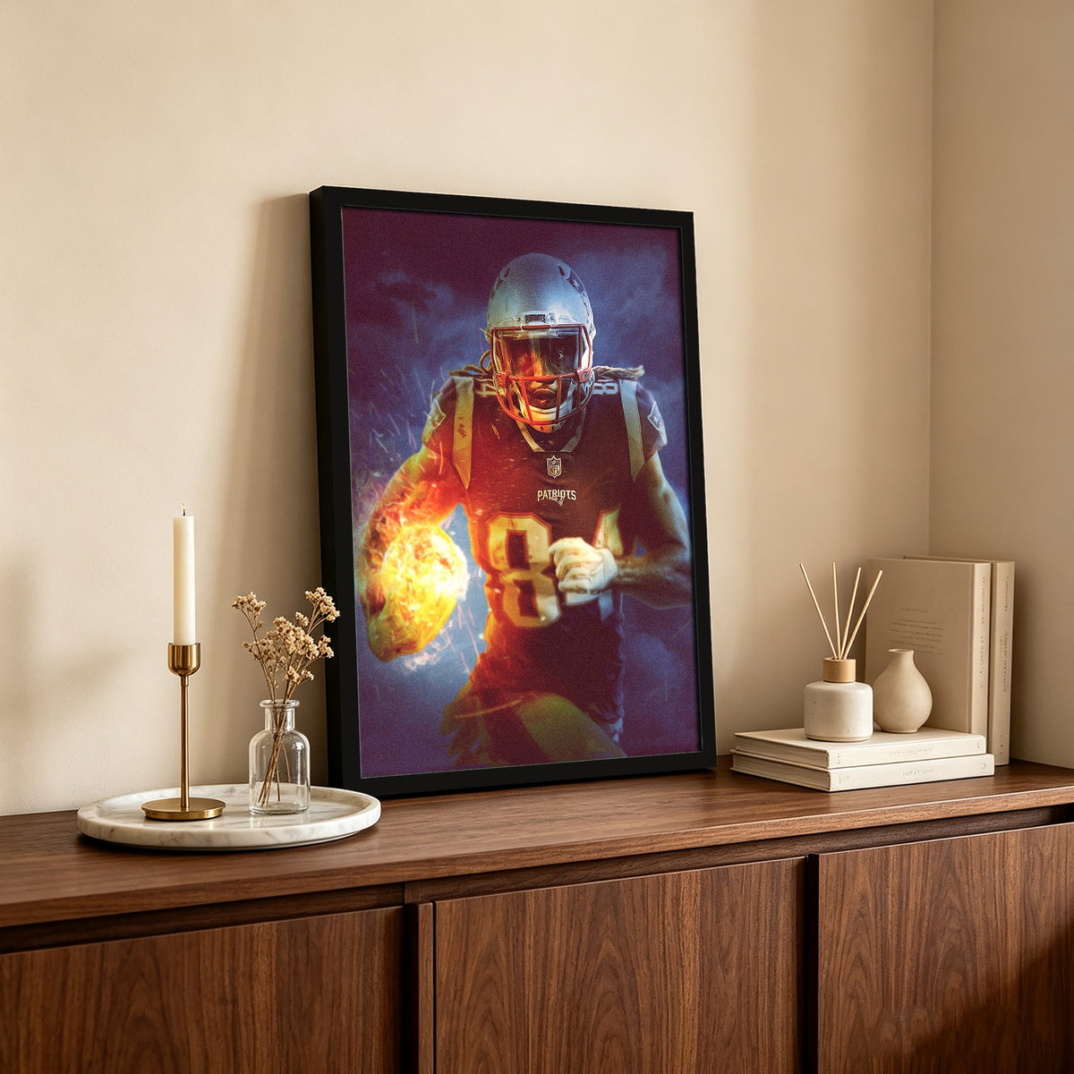 Cordarrelle Patterson Art Sports Decorative Poster School Dormitory 6 Canvas Wall Art Poster Decor Gift