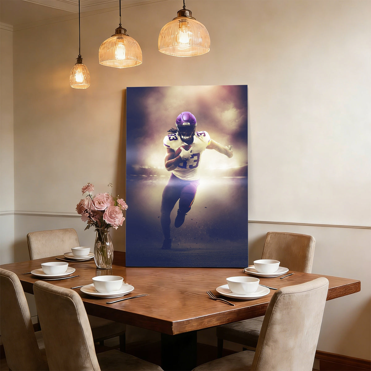 Dalvin Cook Art Sports Decorative Poster School Dormitory 7 Canvas Wall Art Poster Decor Gift