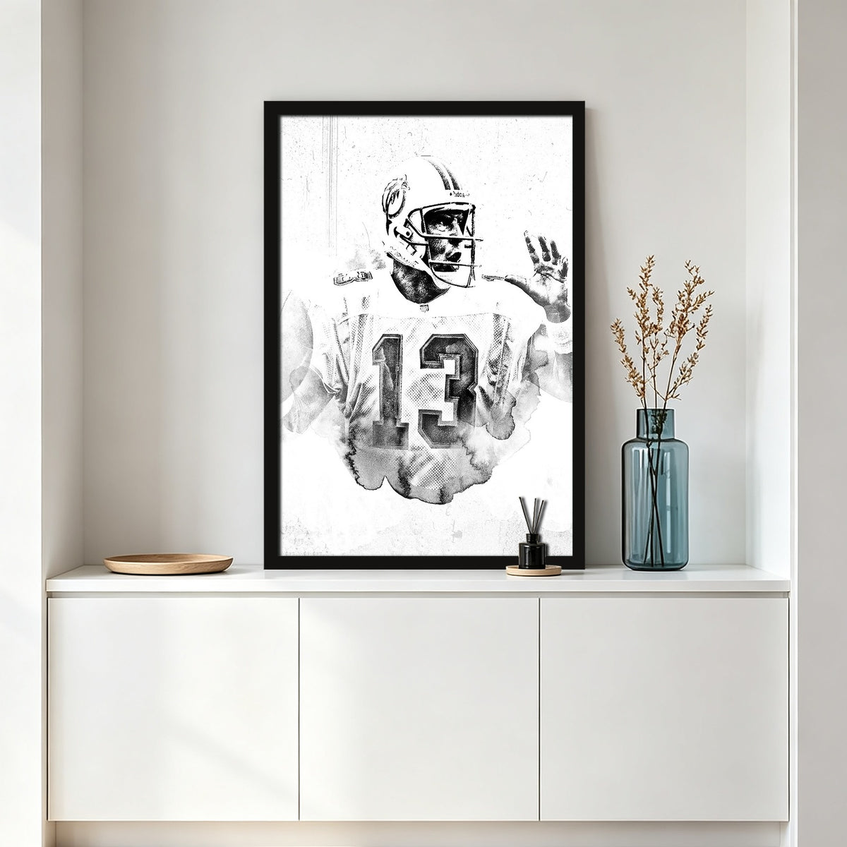 Dan Marino Art Sports Decorative Poster School Dormitory 2 Canvas Wall Art Poster Decor Gift
