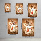 Baker Mayfield Sports Celebrity Art Deco Poster 11 Canvas Wall Art Poster Decor Gift