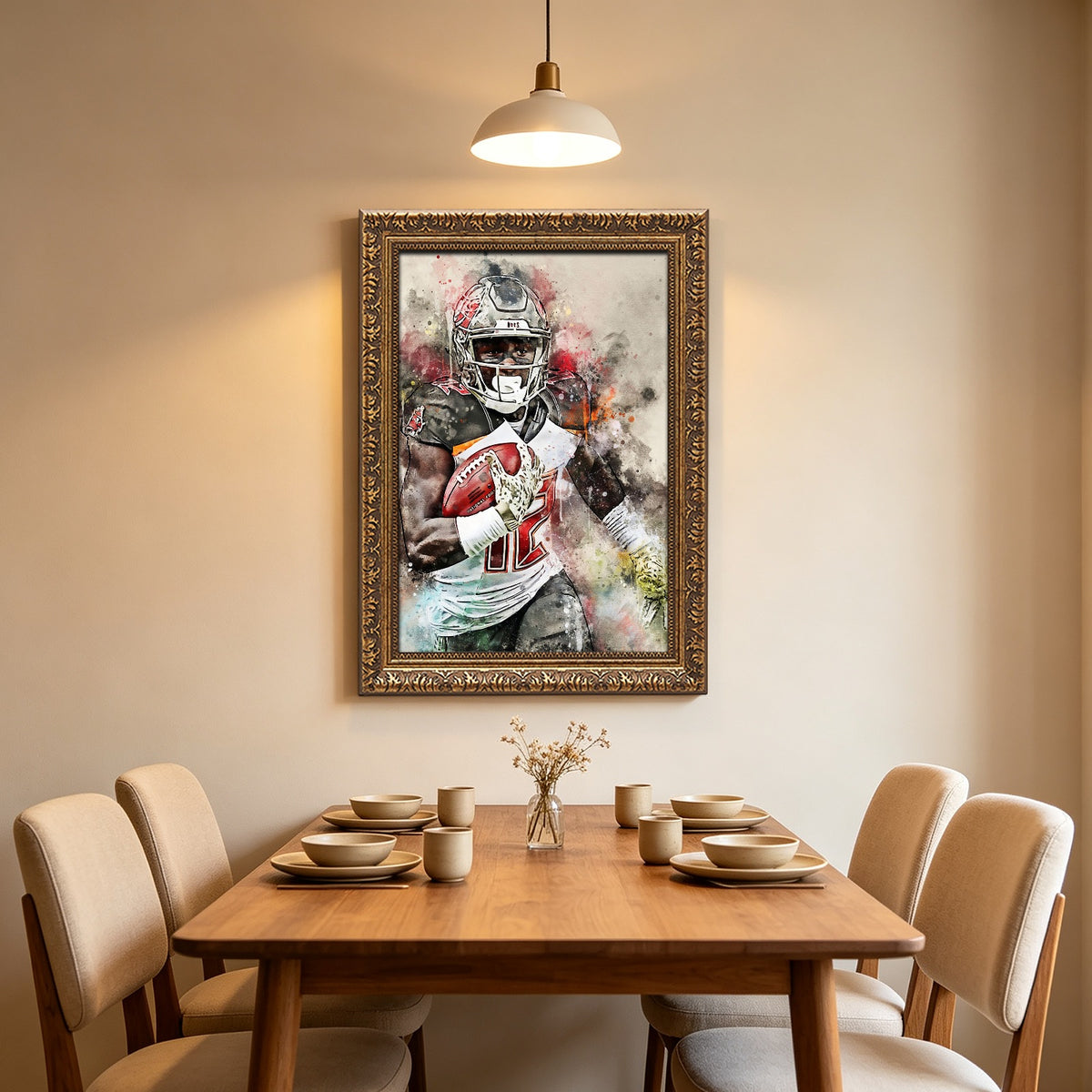 Chris Godwin Art Sports Decorative Poster School Dormitory 8 Canvas Wall Art Poster Decor Gift