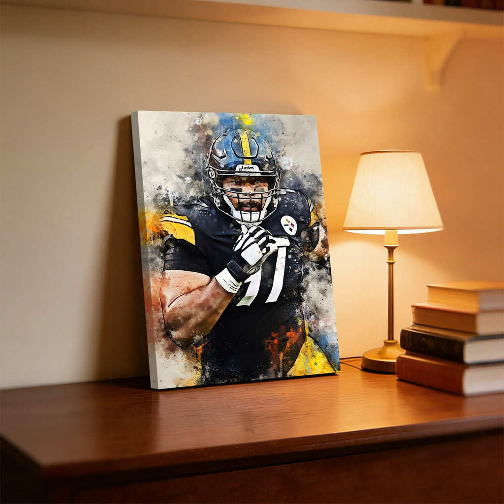 Cameron Heyward Celebrity Sports Art Poster School Dining Room Decoration 7 Canvas Wall Art Poster Decor Gift