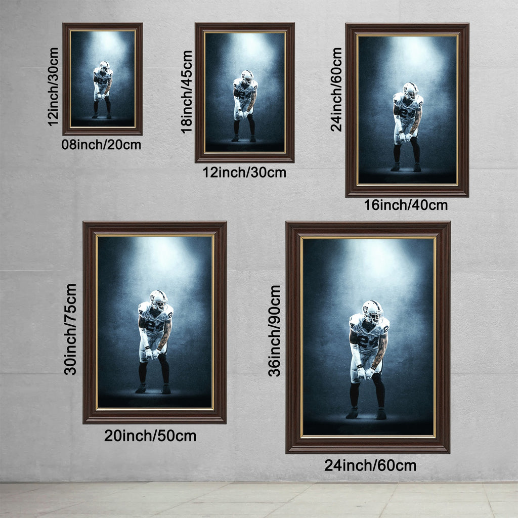 Charles Woodson Art Sports Decorative Poster School Dormitory 7 Canvas Wall Art Poster Decor Gift