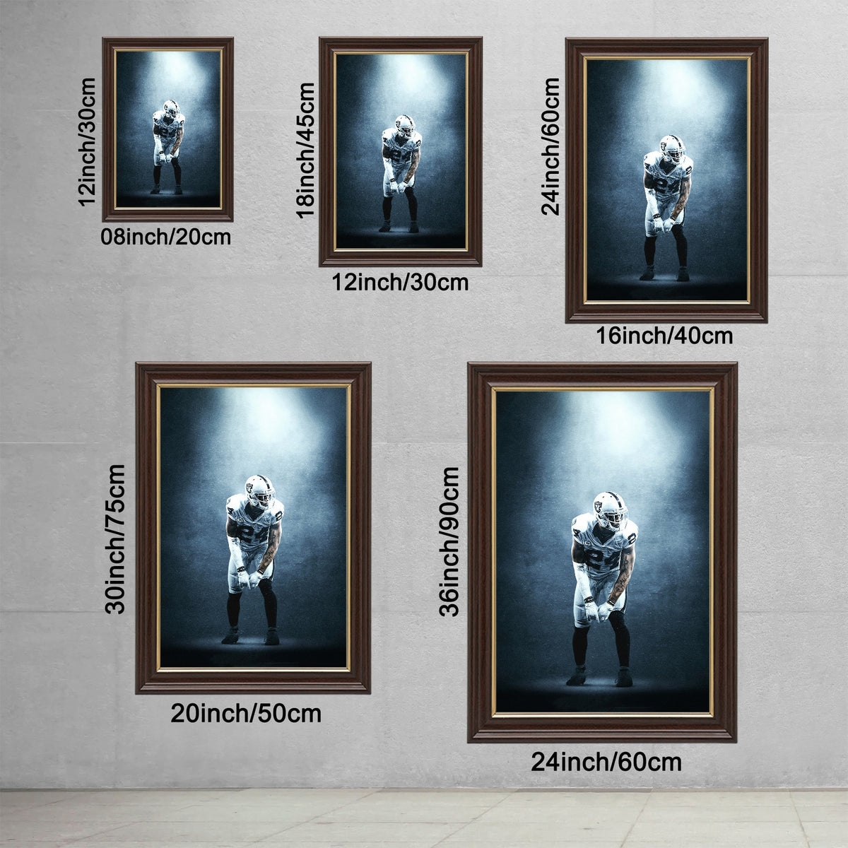 Charles Woodson Art Sports Decorative Poster School Dormitory 7 Canvas Wall Art Poster Decor Gift