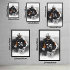 Charles Woodson Art Sports Decorative Poster School Dormitory 2 Canvas Wall Art Poster Decor Gift