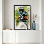 Brian Dawkins Art Poster 1 Canvas Wall Art Poster Decor Gift