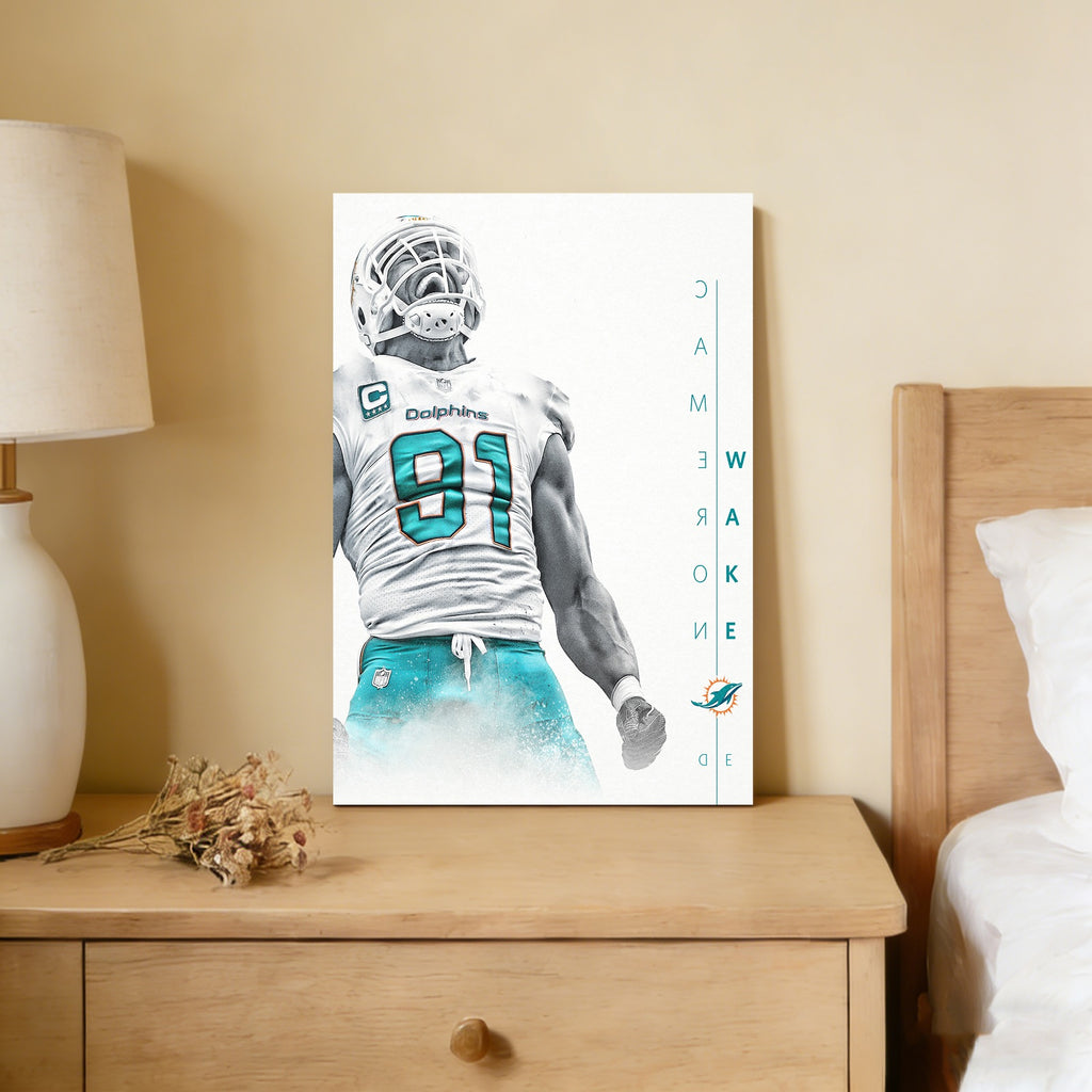 Cameron Wake Celebrity Sports Art Poster School Dining Room Decoration 0 Canvas Wall Art Poster Decor Gift