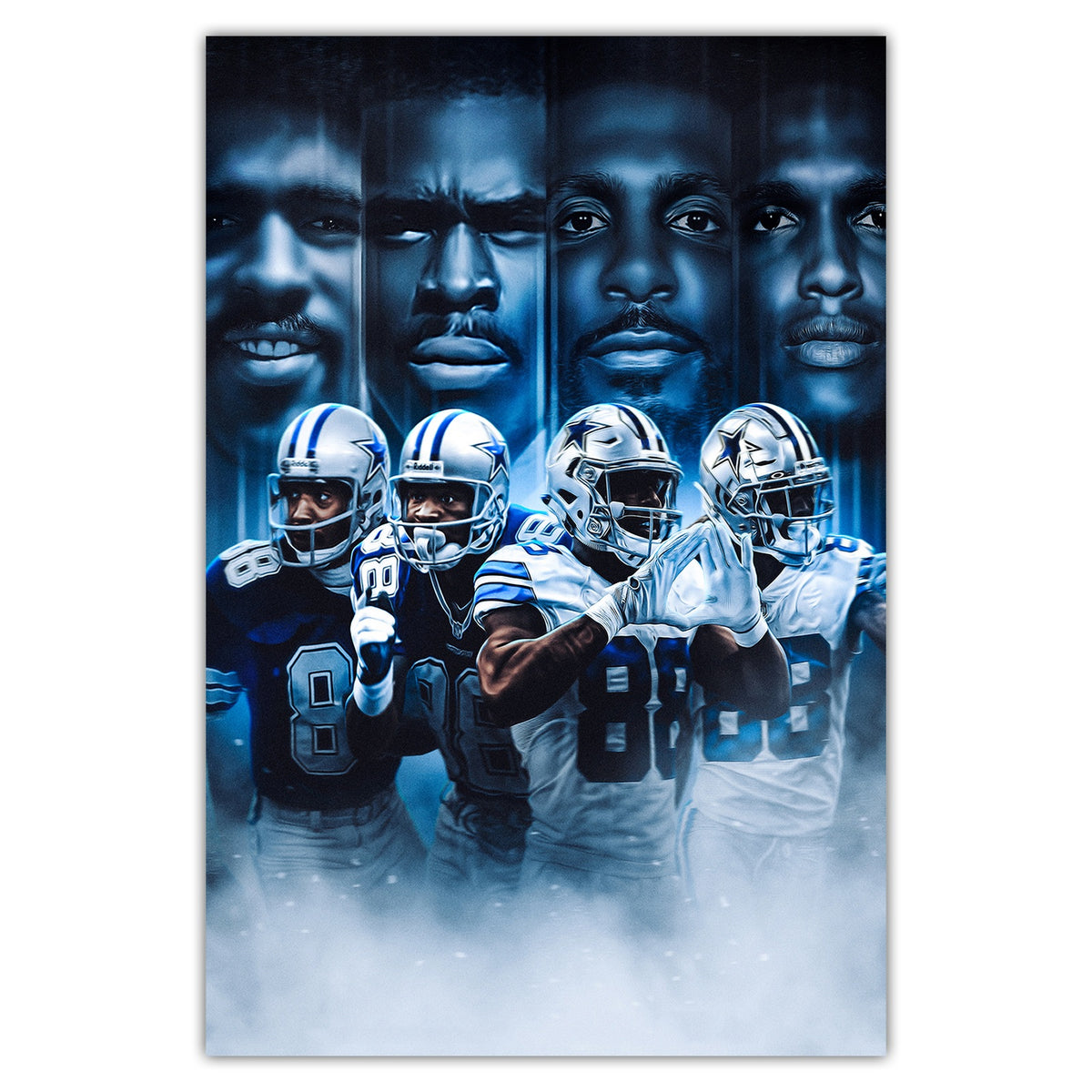 CeeDee Lamb Art Sports Decorative Poster School Dormitory 6 Canvas Wall Art Poster Decor Gift