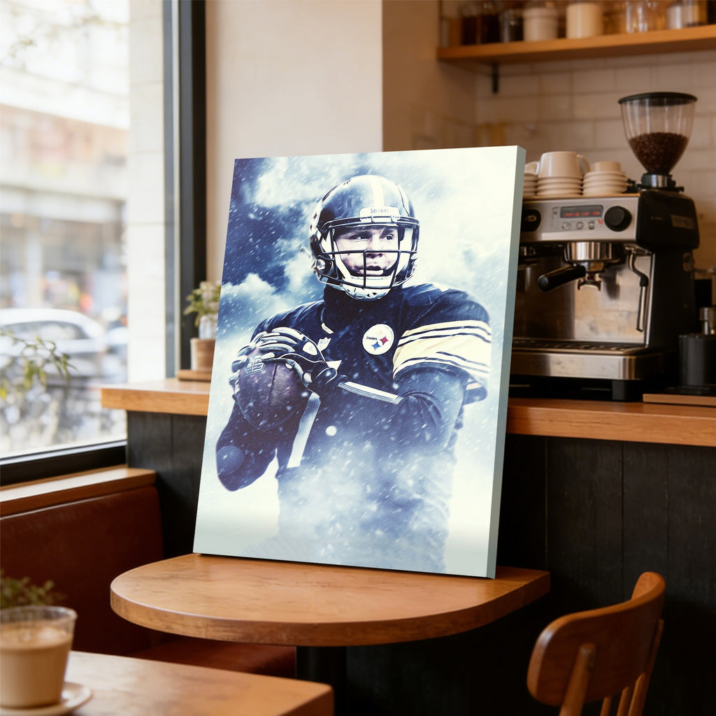 Ben Roethlisberger Art Sports Decorative Poster School Dormitory 1 Canvas Wall Art Poster Decor Gift