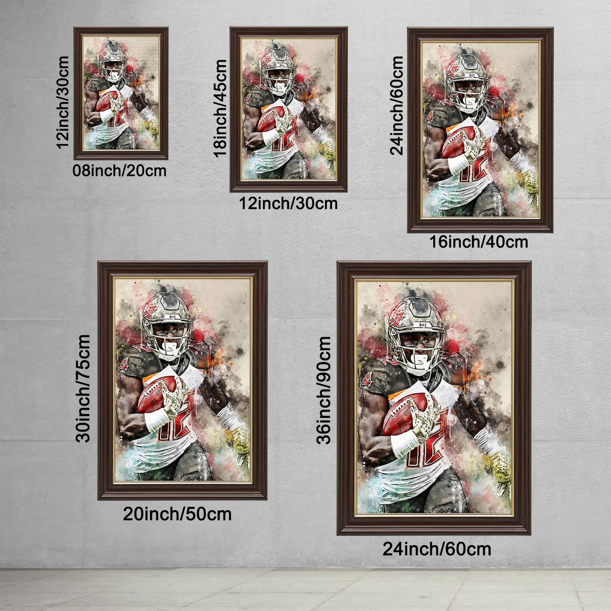 Chris Godwin Art Sports Decorative Poster School Dormitory 8 Canvas Wall Art Poster Decor Gift