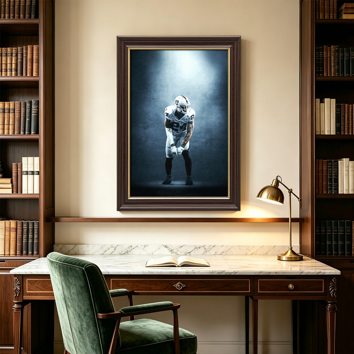 Charles Woodson Art Sports Decorative Poster School Dormitory 7 Canvas Wall Art Poster Decor Gift