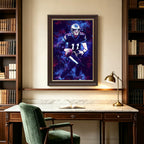 Carson Wentz Sports Celebrity Art Deco Poster 3 Canvas Wall Art Poster Decor Gift