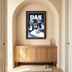 Dak Prescott Sports Celebrity Art Deco Poster 6 Canvas Wall Art Poster Decor Gift