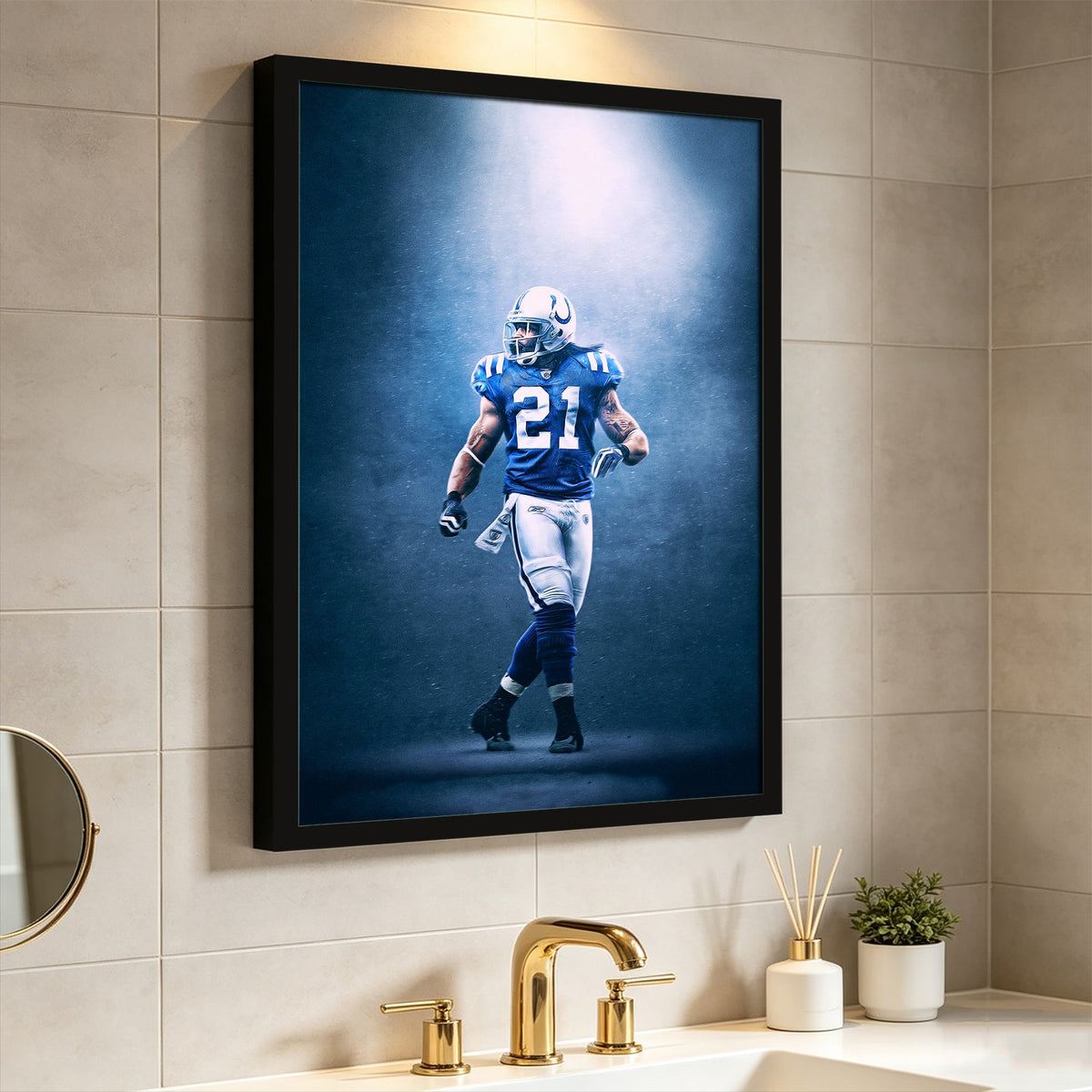 Bob Sanders Art Sports Decorative Poster School Dormitory 7 Canvas Wall Art Poster Decor Gift