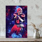 Baker Mayfield Sports Celebrity Art Deco Poster 3 Canvas Wall Art Poster Decor Gift