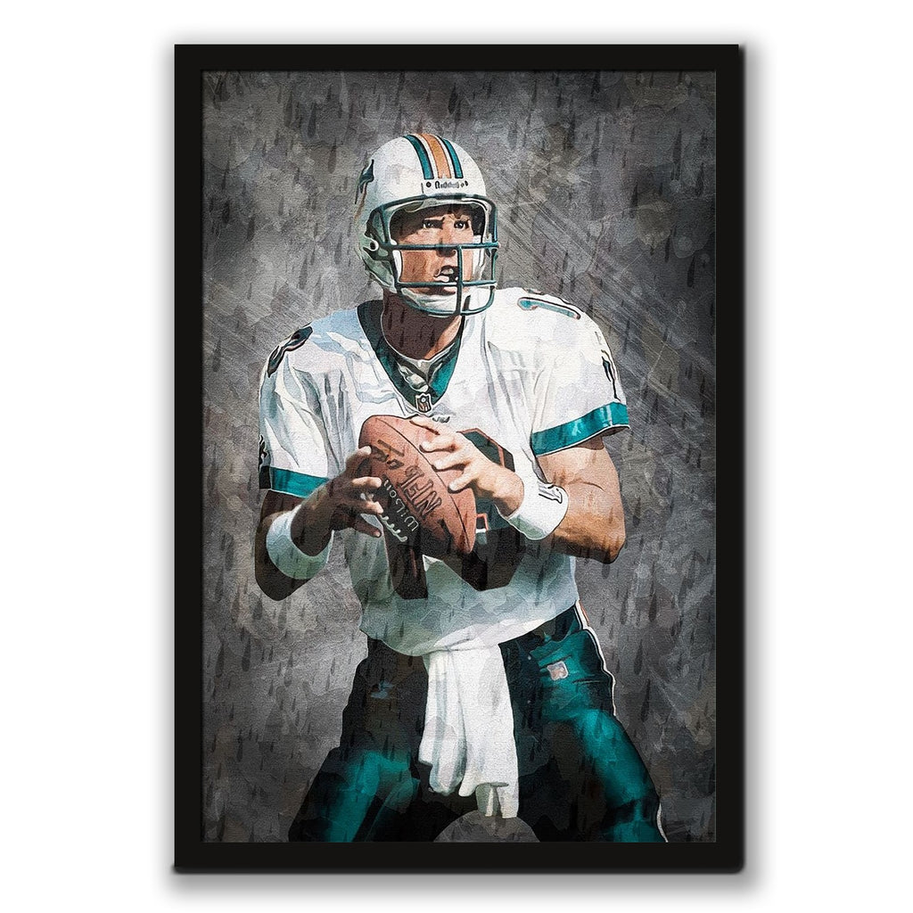 Dan Marino Celebrity Sports Art Poster School Dining Room Decoration 0 Canvas Wall Art Poster Decor Gift