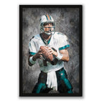 Dan Marino Celebrity Sports Art Poster School Dining Room Decoration 0 Canvas Wall Art Poster Decor Gift