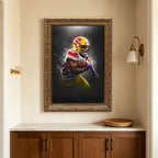 Clyde Edwards Helaire Art Sports Decorative Poster School Dormitory 3 Canvas Wall Art Poster Decor Gift
