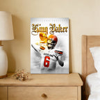 Baker Mayfield Celebrity Sports Art Poster School Dining Room Decoration 4 Canvas Wall Art Poster Decor Gift
