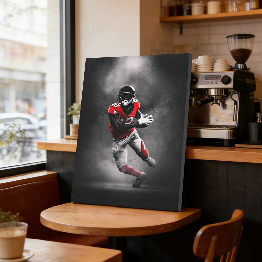 Calvin Ridley Art Sports Decorative Poster School Dormitory 6 Canvas Wall Art Poster Decor Gift