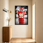 Chris Jones Art Sports Decorative Poster School Dormitory 7 Canvas Wall Art Poster Decor Gift