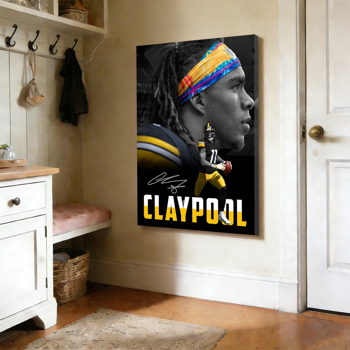 Chase Claypool Sports Celebrity Art Deco Poster 1 Canvas Wall Art Poster Decor Gift