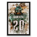 Brian Dawkins Art Poster 0 Canvas Wall Art Poster Decor Gift