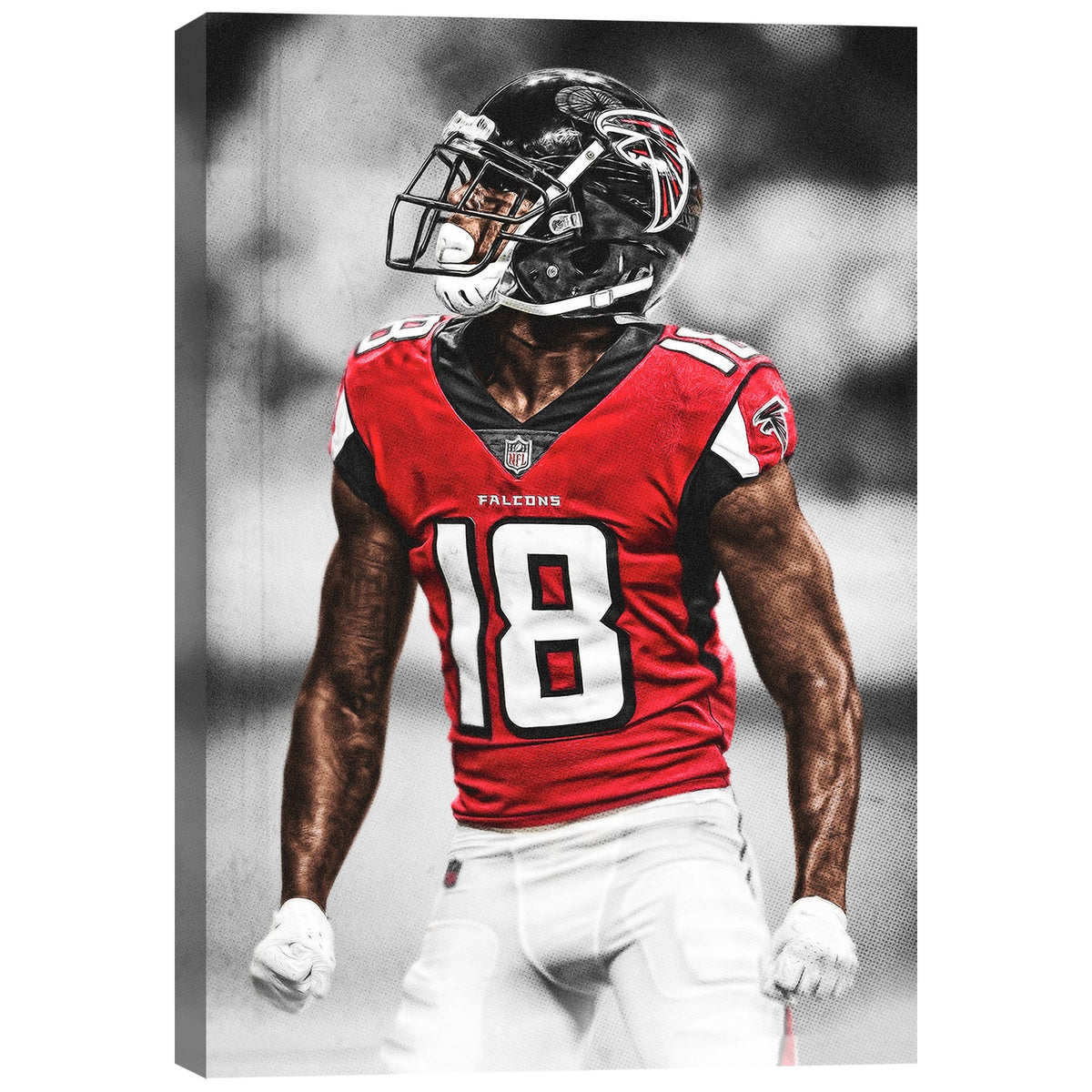 Calvin Ridley Art Sports Decorative Poster School Dormitory 9 Canvas Wall Art Poster Decor Gift
