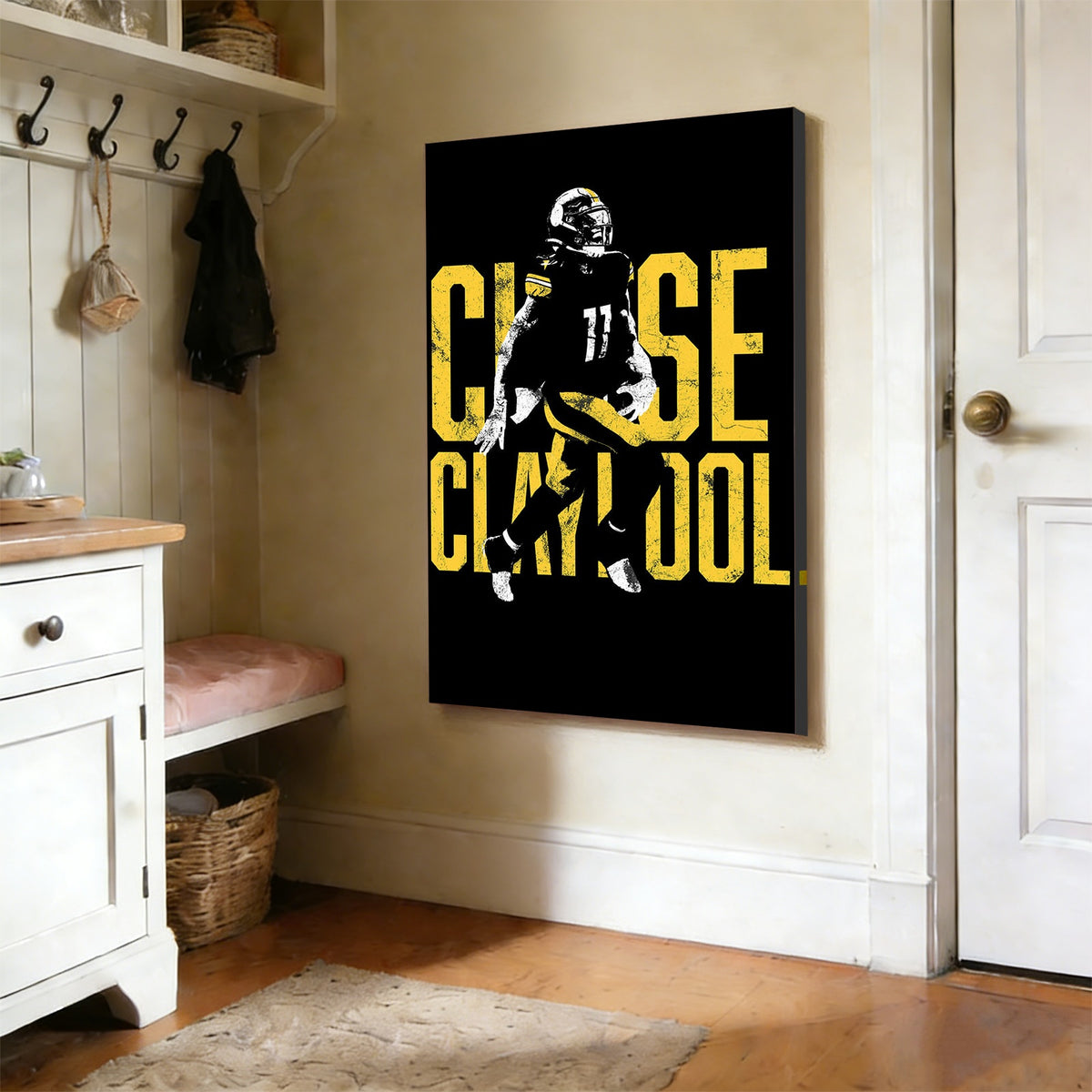 Chase Claypool Sports Celebrity Art Deco Poster 2 Canvas Wall Art Poster Decor Gift