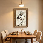 Carson Wentz Sports Celebrity Art Deco Poster 5 Canvas Wall Art Poster Decor Gift