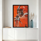 Baker Mayfield Sports Celebrity Art Deco Poster 7 Canvas Wall Art Poster Decor Gift