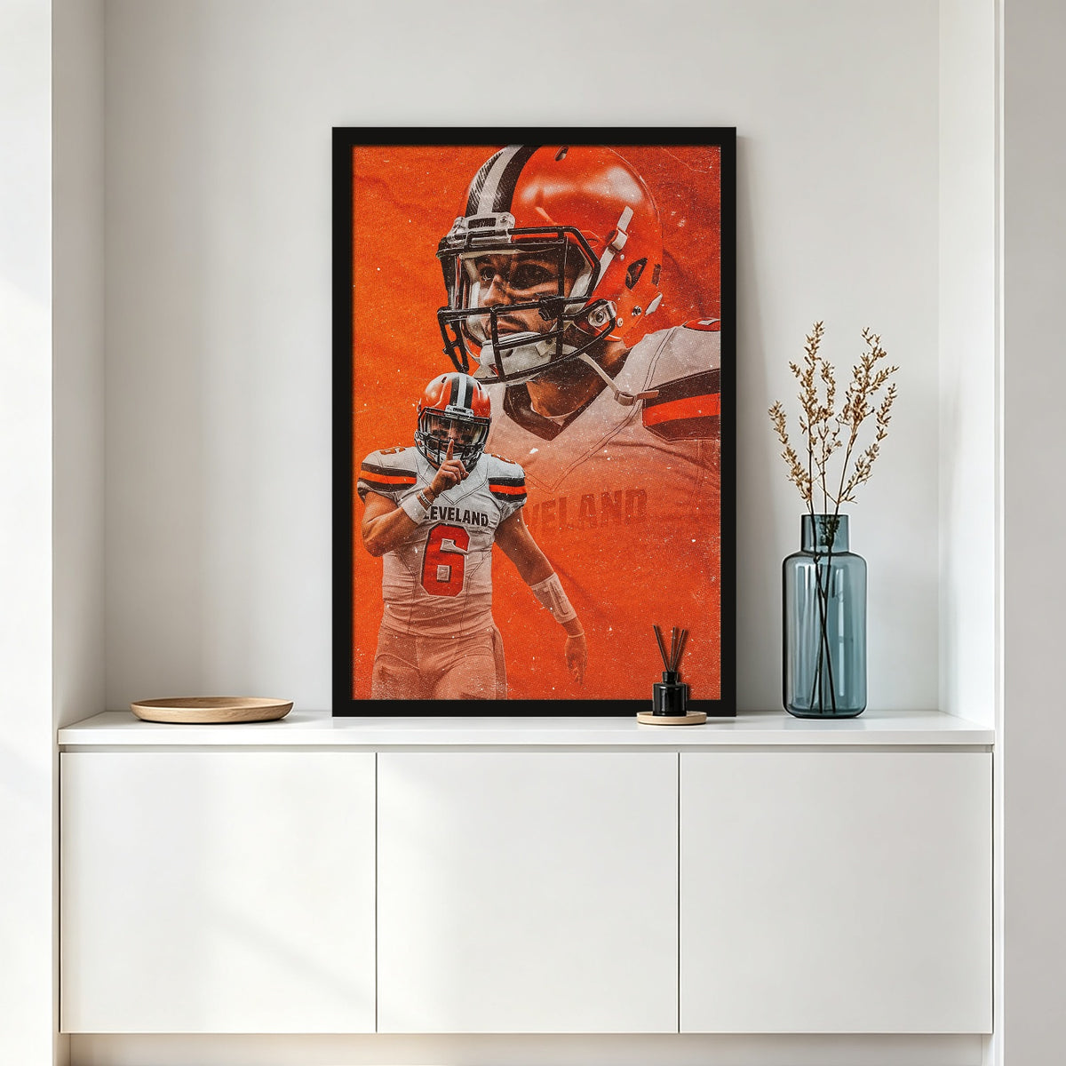 Baker Mayfield Sports Celebrity Art Deco Poster 7 Canvas Wall Art Poster Decor Gift