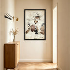 Dak Prescott Sports Celebrity Art Deco Poster 4 Canvas Wall Art Poster Decor Gift