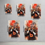 Baker Mayfield Celebrity Sports Art Poster School Dining Room Decoration 3 Canvas Wall Art Poster Decor Gift