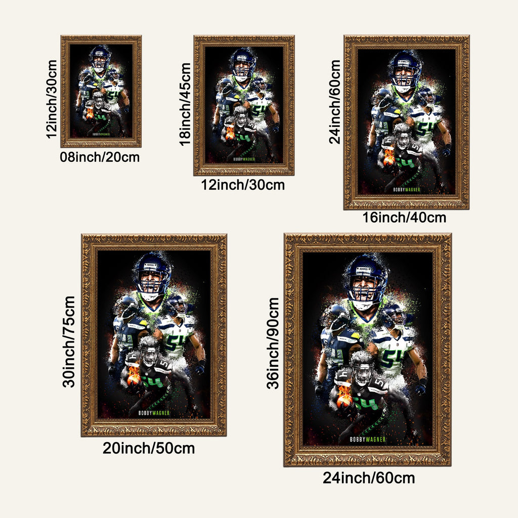 Bobby Wagner Celebrity Sports Art Poster School Dining Room Decoration 9 Canvas Wall Art Poster Decor Gift