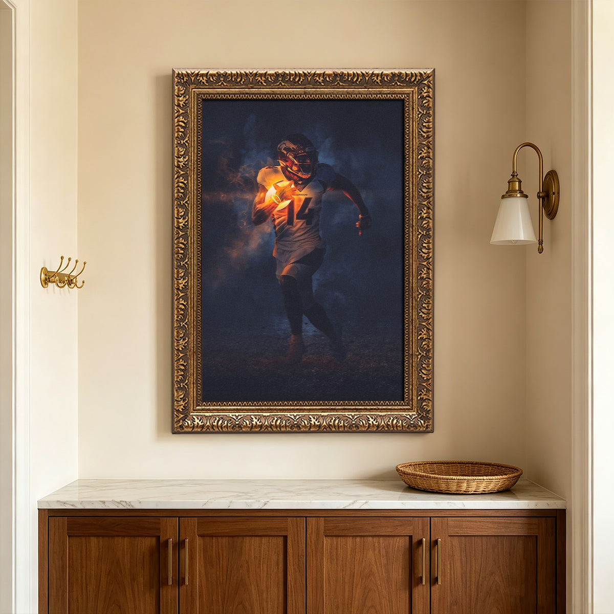 Courtland Sutton Art Sports Decorative Poster School Dormitory 2 Canvas Wall Art Poster Decor Gift
