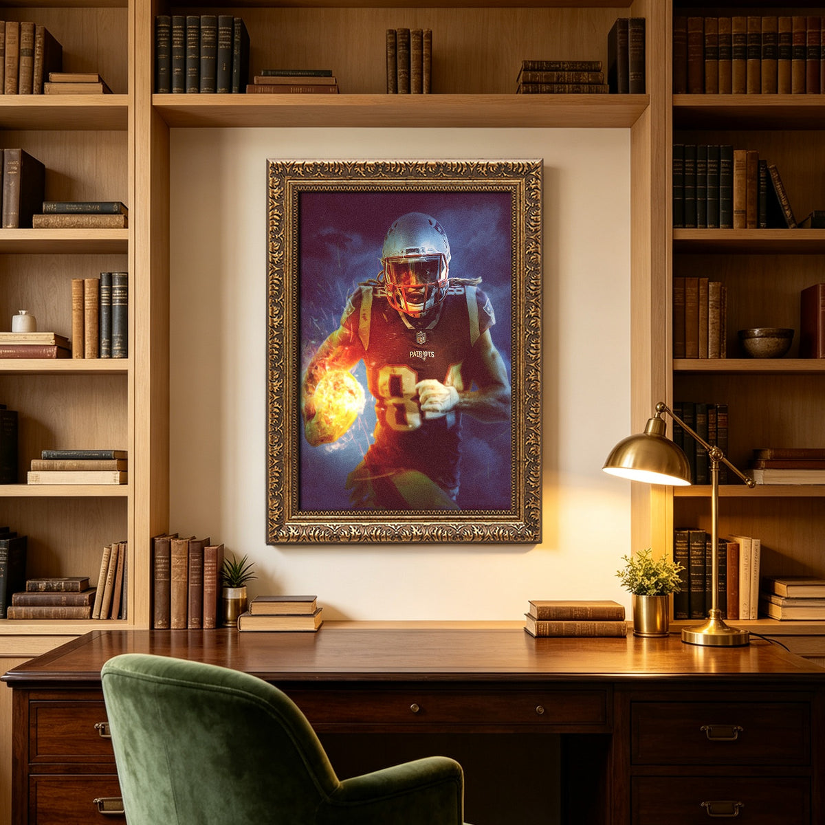 Cordarrelle Patterson Art Sports Decorative Poster School Dormitory 6 Canvas Wall Art Poster Decor Gift