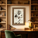 Carson Wentz Sports Celebrity Art Deco Poster 5 Canvas Wall Art Poster Decor Gift