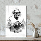 Dak Prescott Celebrity Sports Art Poster School Dining Room Decoration 9 Canvas Wall Art Poster Decor Gift