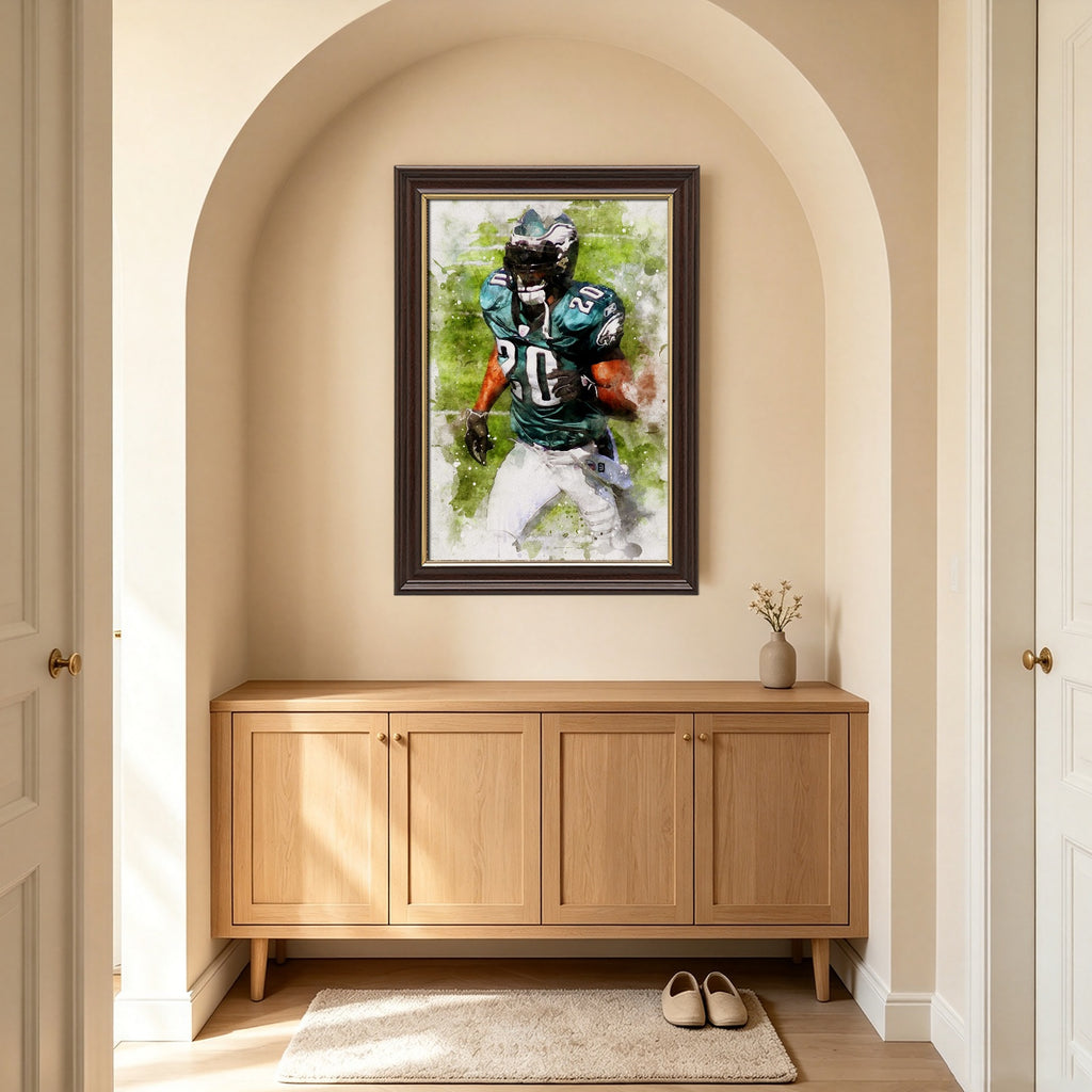 Brian Dawkins Art Poster 1 Canvas Wall Art Poster Decor Gift