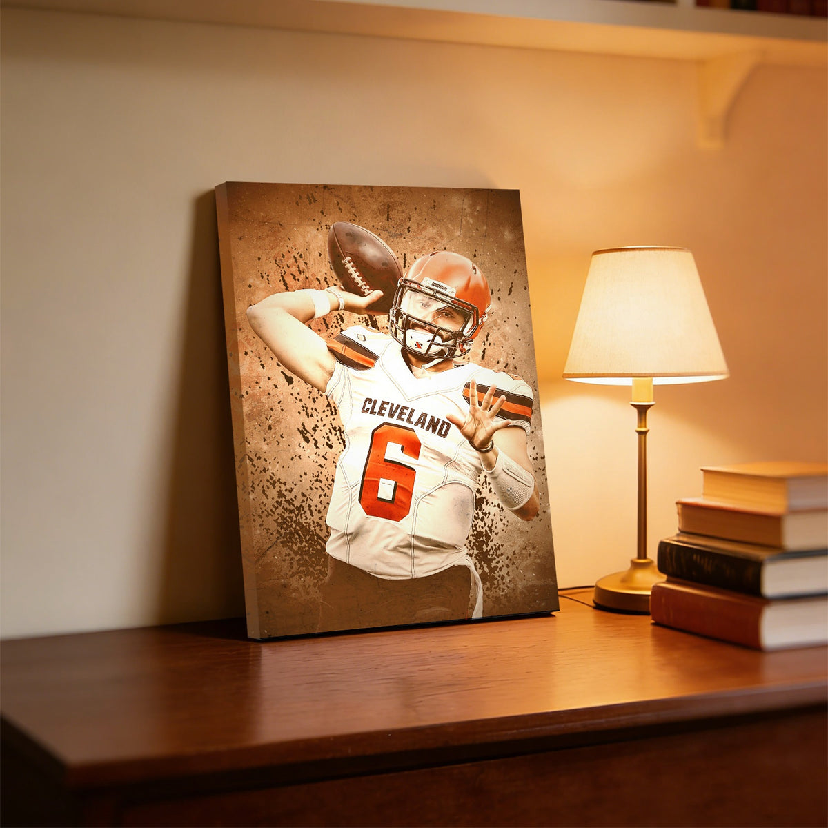Baker Mayfield Sports Celebrity Art Deco Poster 11 Canvas Wall Art Poster Decor Gift