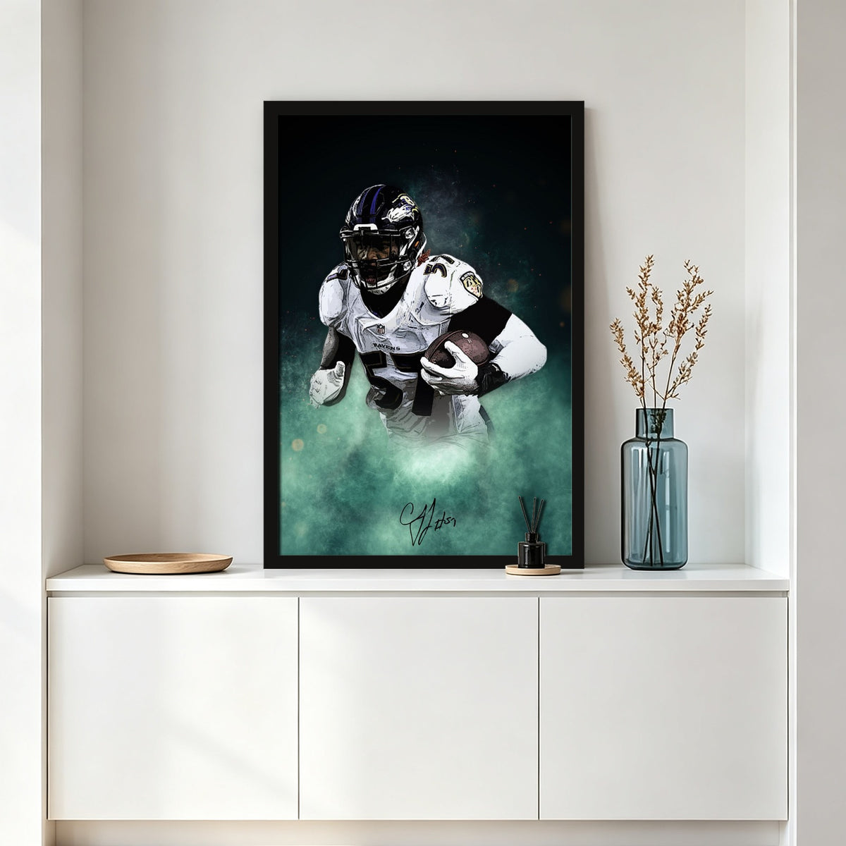 CJ Mosley Celebrity Sports Art Poster School Dining Room Decoration 8 Canvas Wall Art Poster Decor Gift