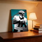 Carson Wentz Celebrity Sports Art Poster School Dining Room Decoration 1 Canvas Wall Art Poster Decor Gift