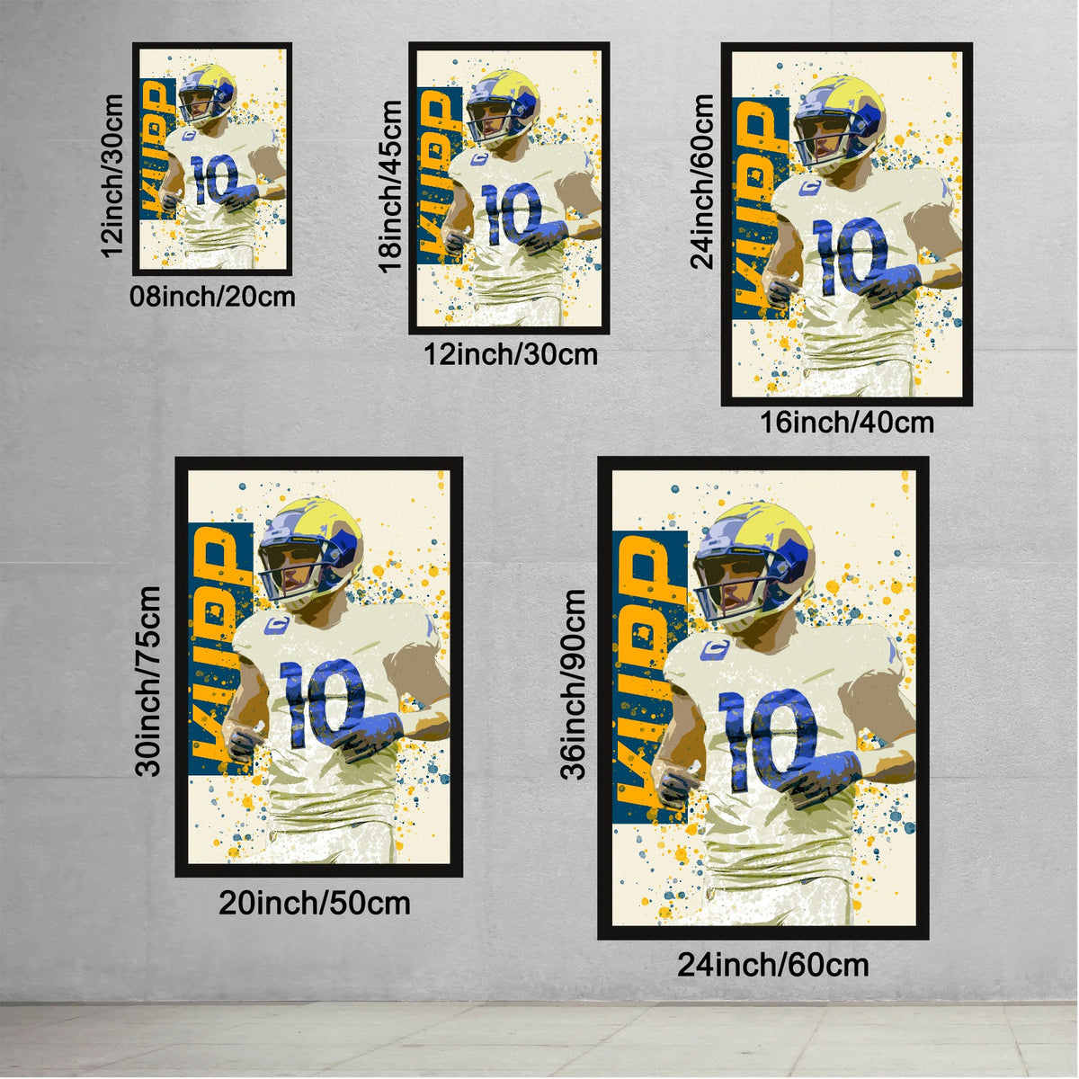 Cooper Kupp Sports Decoration Poster 5 Canvas Wall Art Poster Decor Gift