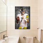 Ben Roethlisberger Celebrity Sports Art Poster School Dining Room Decoration 7 Canvas Wall Art Poster Decor Gift