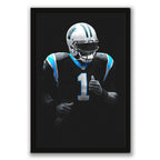 Cam Newton Art Sports Decorative Poster School Dormitory 3 Canvas Wall Art Poster Decor Gift